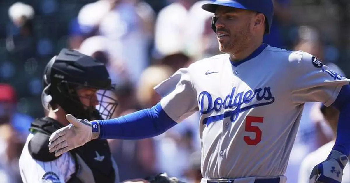 Freeman hits 2-run homer in 1st inning, Kershaw wins 4th straight start as Dodgers beat Rockies 9-5