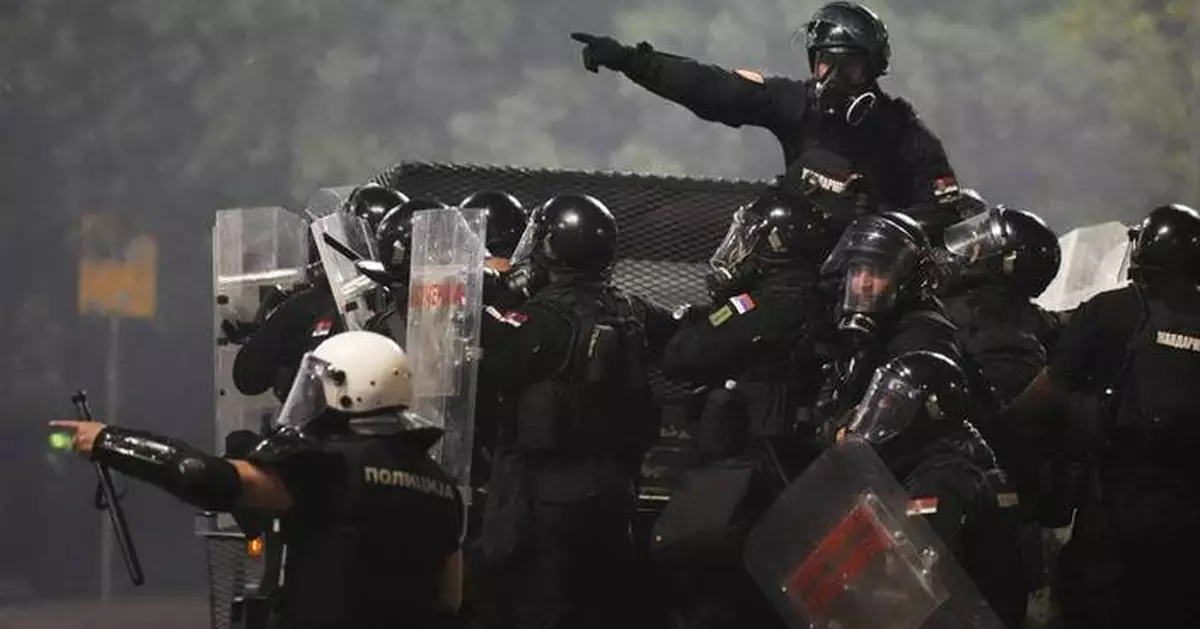 Serbia's populist leader vows tough response to protesters following riots