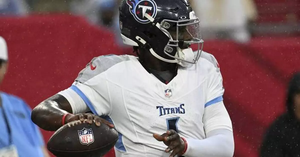 Cam Ward shows why the Titans took him at No. 1 overall in his preseason debut