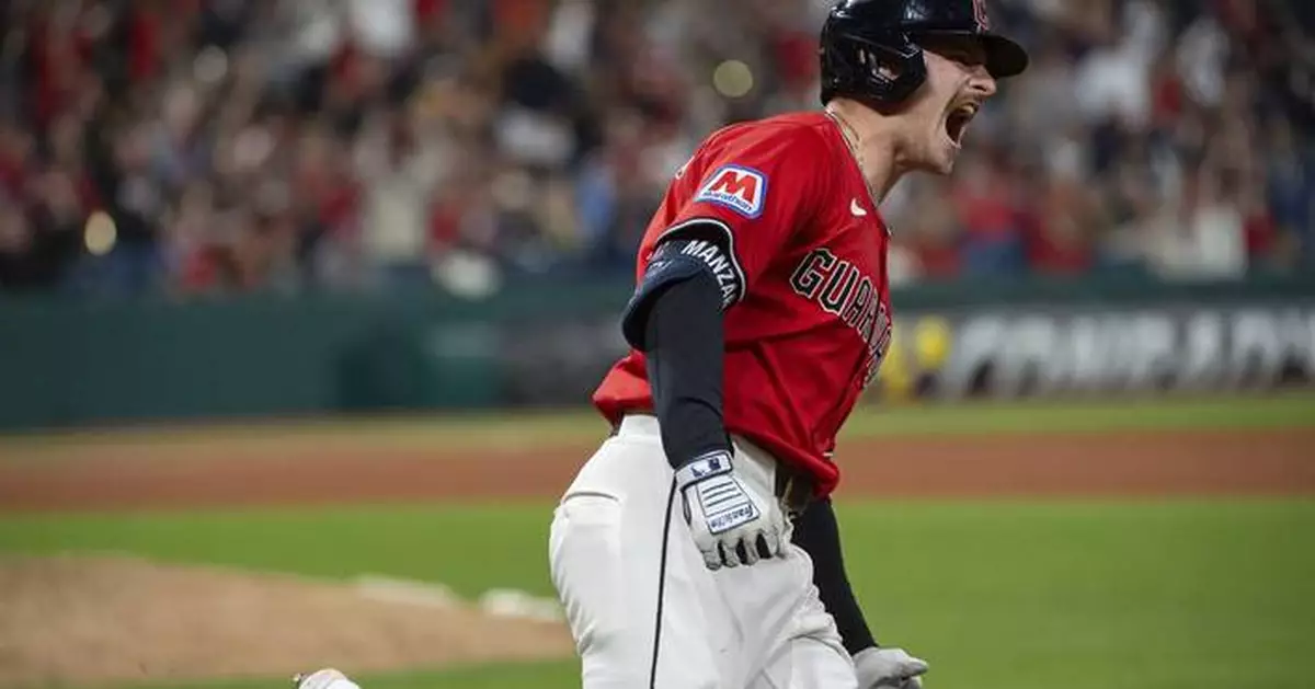 Kyle Manzardo's 2-run HR helps Guardians beat Mariners 4-3 to tighten AL wild-card race