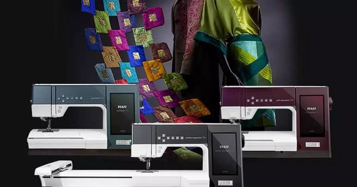 SVP Worldwide Announces Global Launch of Three New PFAFF® Sewing Machines: creative expression™ 750, quilt expression™ 725, and expression™ 715