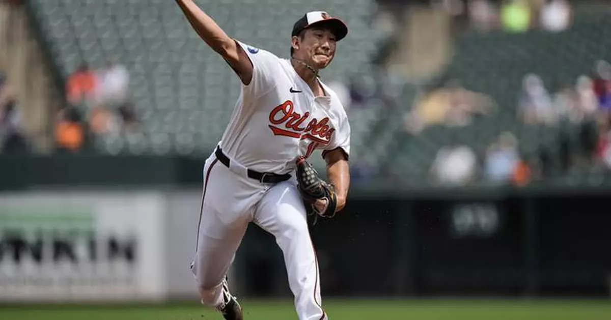 Tomoyuki Sugano earns 10th victory as Orioles outlast Mariners 5-3 after long rain delay
