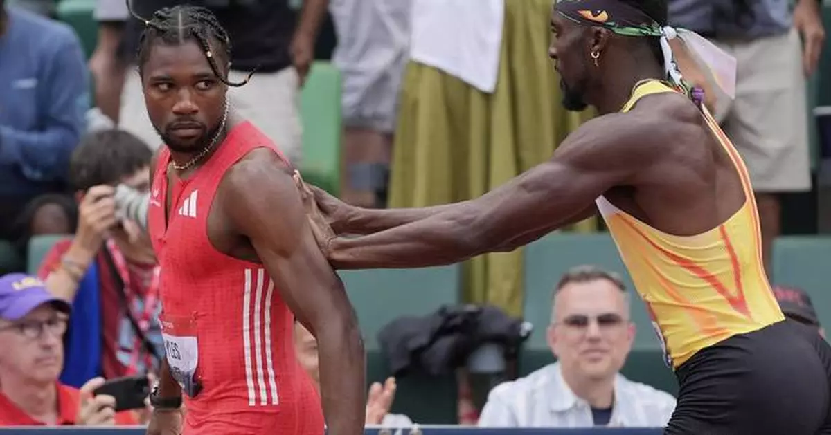 Pole vault superstar Duplantis teases 100-meter champion Lyles about post-race push by Bednarek