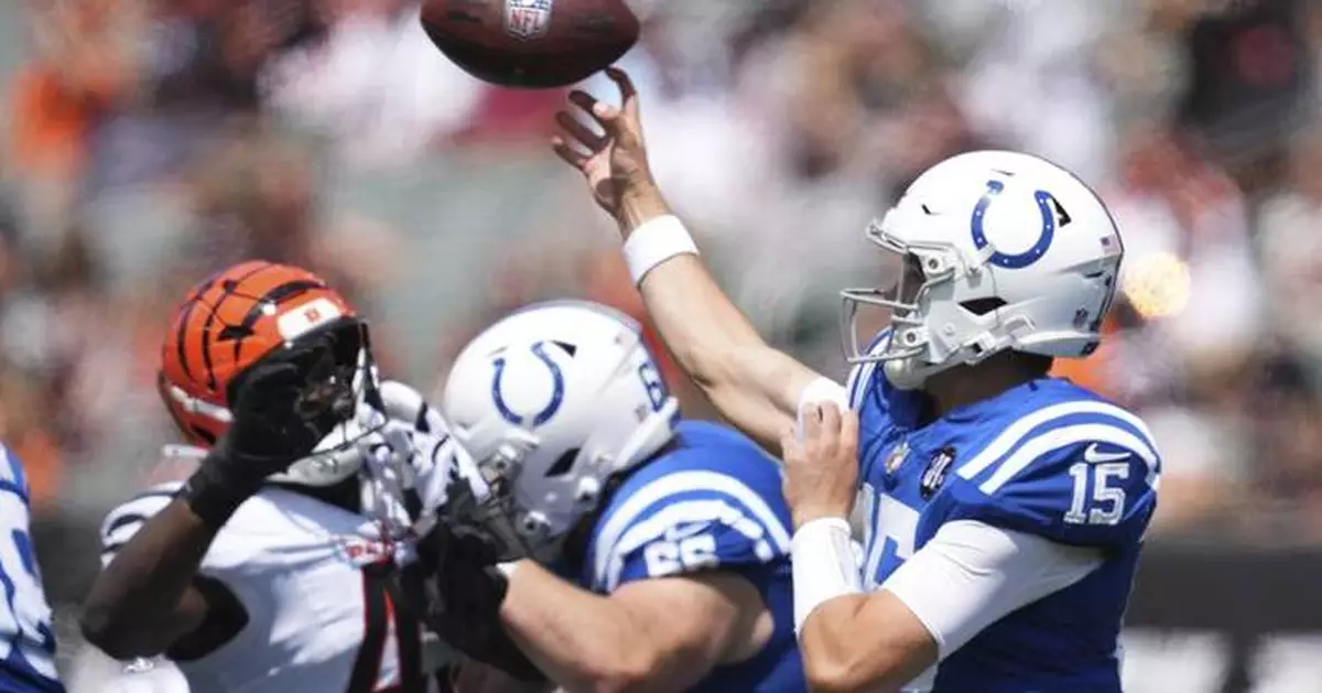Third-string QB Riley Leonard shines as Colts beat Bengals 41-14 in preseason finale