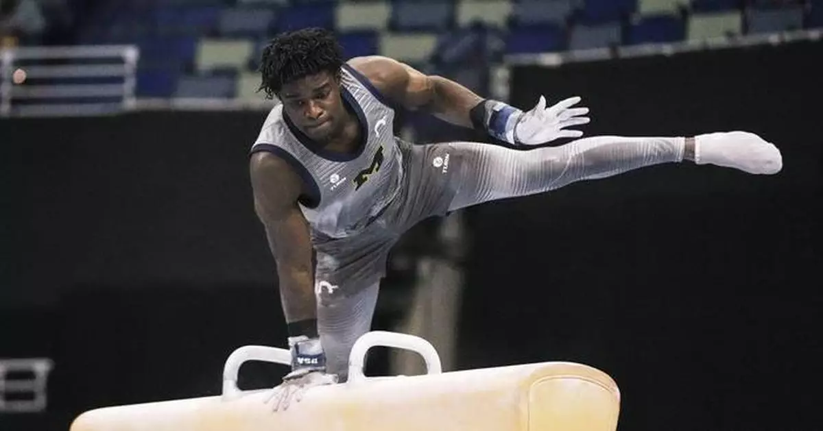 Frederick Richard is taking his fight to make gymnastics 'cool' to a new front: His uniform