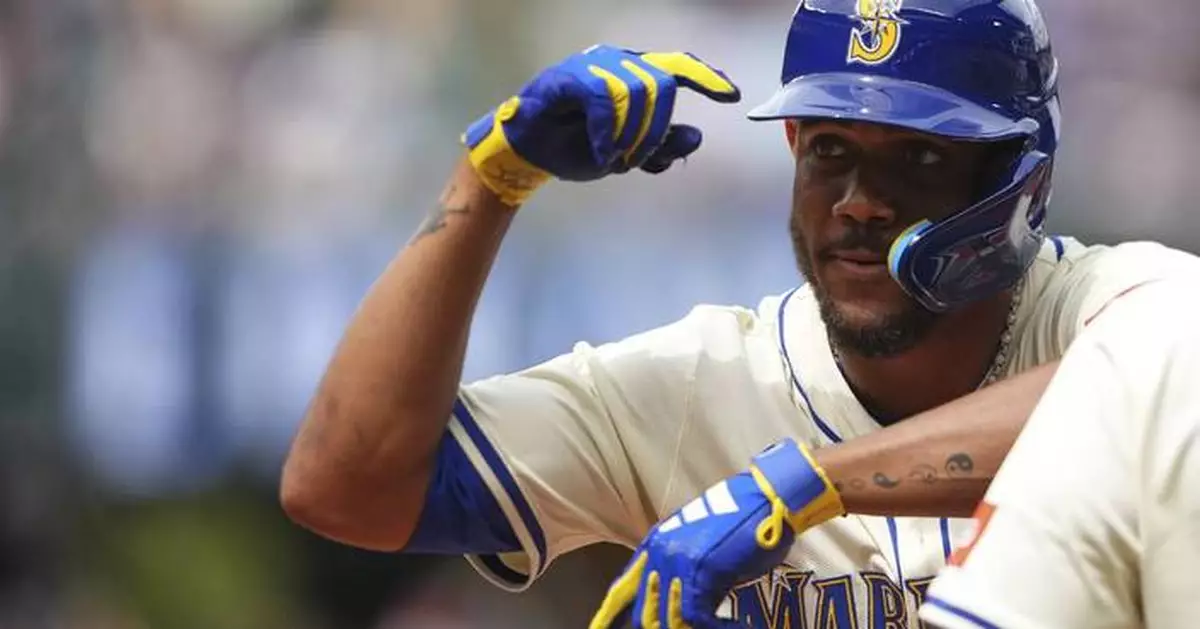 Julio Rodriguez homers for fourth straight 20-20 season as Mariners beat Rangers