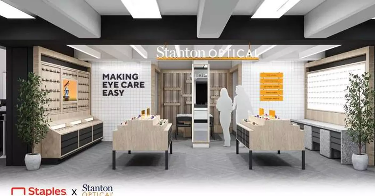 Staples and Stanton Optical Partner to Bring Affordable, High-Quality Eye Care to Select Staples® Stores