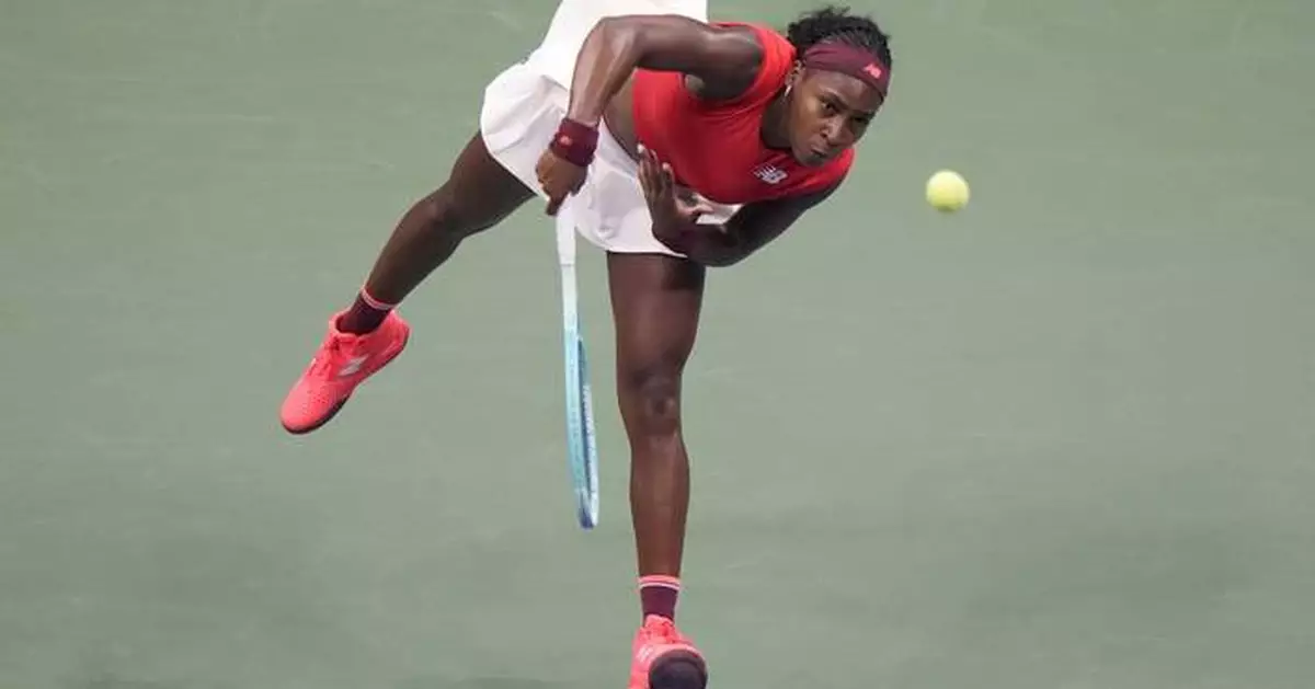 Coco Gauff is trying a new service motion at the US Open in a bid to double-fault less and win more