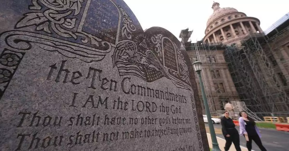 Texas can't put the Ten Commandments in certain school districts' classrooms, judge says