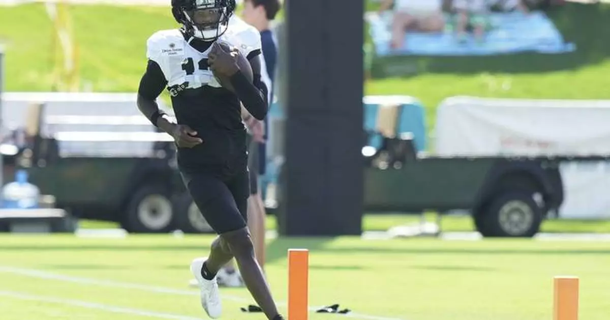 Jaguars rookie and new father Travis Hunter is 'rolling full speed' toward season opener