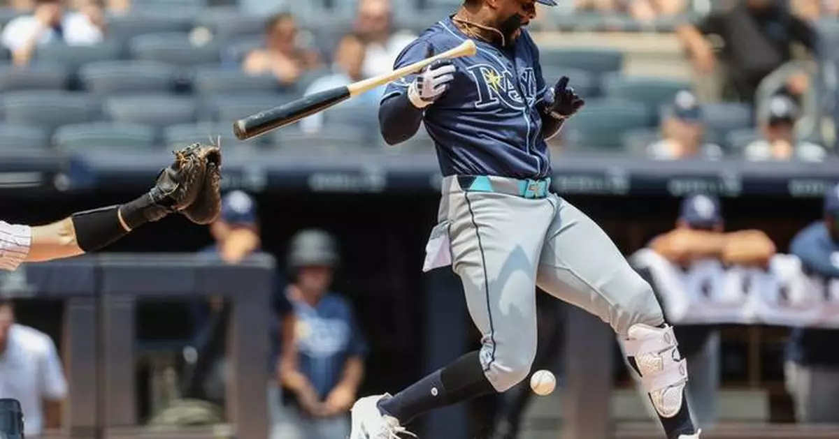 Stanton, Rice hit early homers as Yankees beat Rays on busy trade deadline day