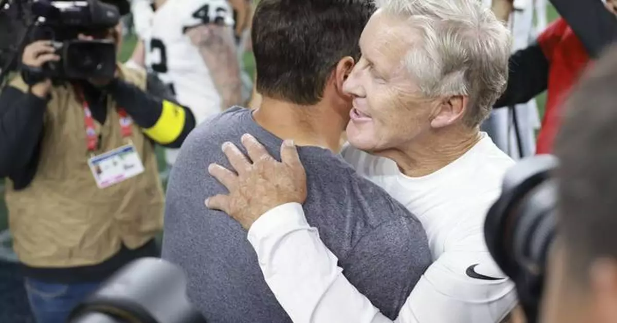 Raiders tie Seahawks 23-23 in Pete Carroll's Seattle return