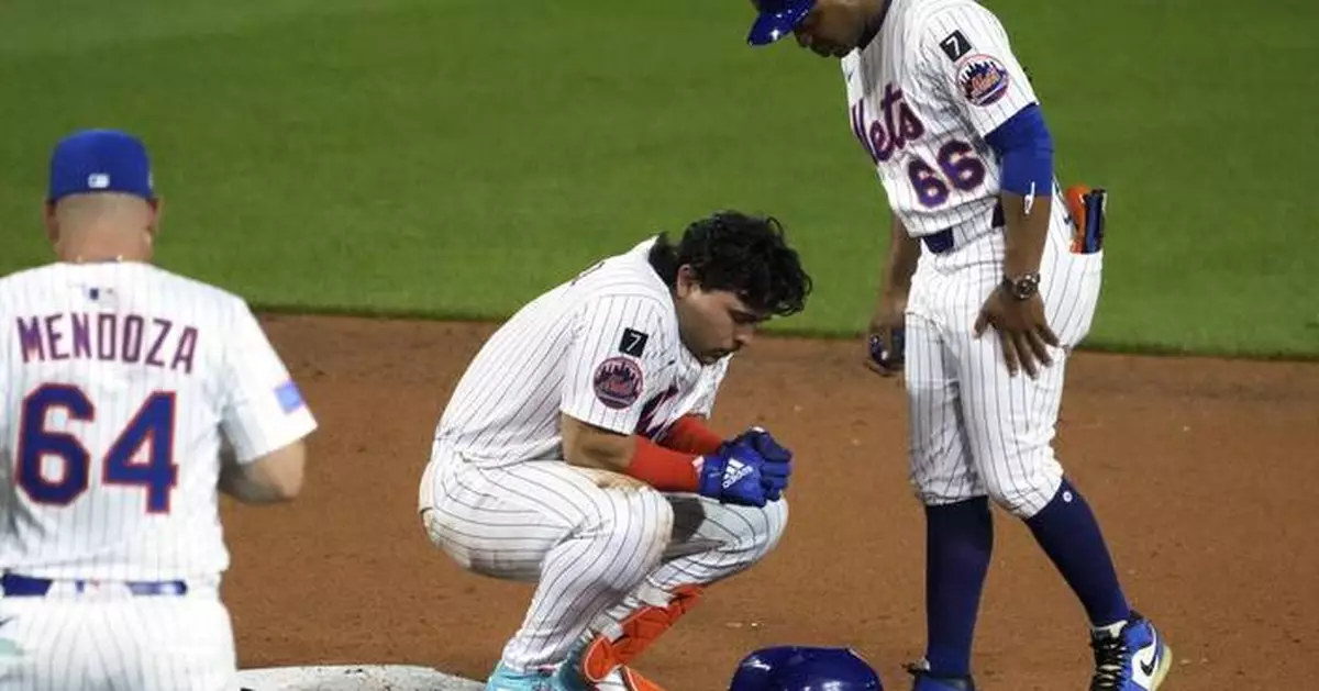 Mets catcher Francisco Alvarez has fractured pinkie after getting hit by pitch in rehab game