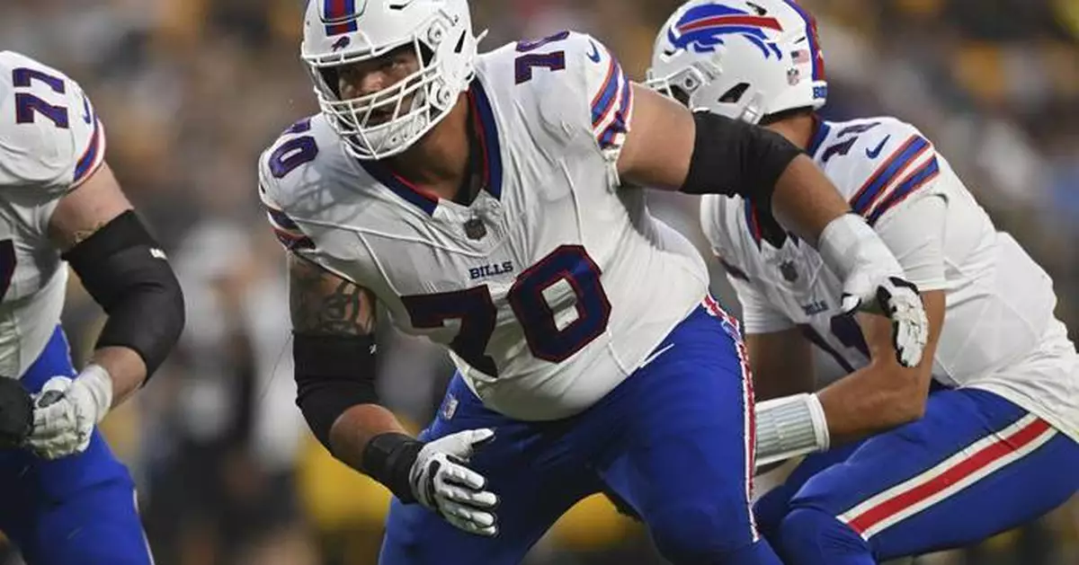Bills backup OL Anderson week to week after knee surgery; right tackle Brown cleared to practice