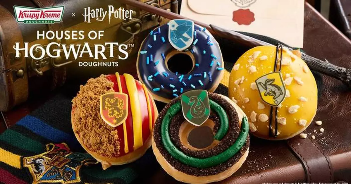 Harry Potter&#x2122;: Houses of Hogwarts&#x2122; x Krispy Kreme® Collection Shares All-New Spellbinding Flavors