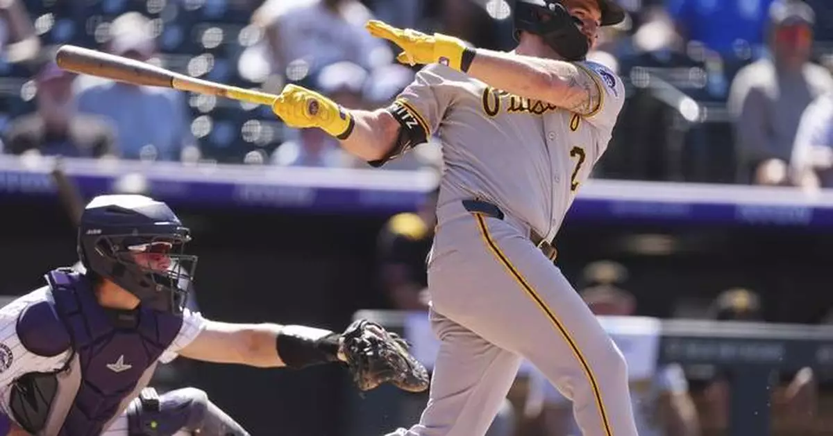 Spencer Horwitz homers twice, drives in 6 runs to lead Pirates to a 9-5 win over Rockies