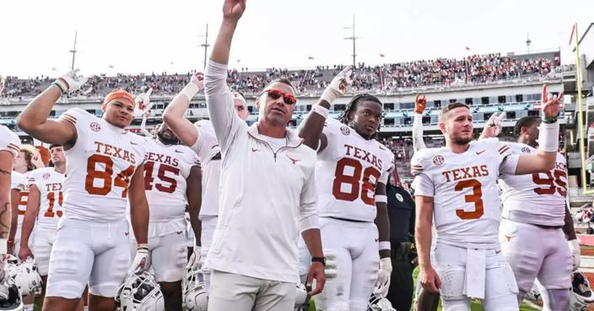 Texas is No. 1 in preseason AP Top 25 for first time,  edging Penn St, Ohio St; 10 SEC teams ranked