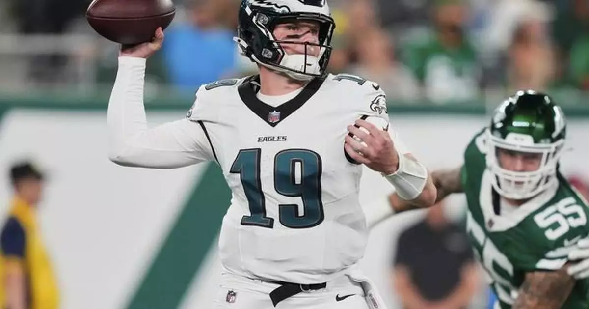 McCord and the Eagles hold off Jets 19-17 in preseason finale
