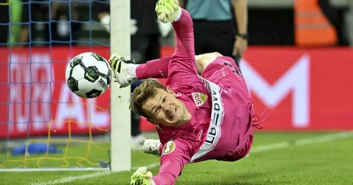 Stuttgart squeezes past Eintracht Braunschweig 8-7 on penalties to start German Cup title defense