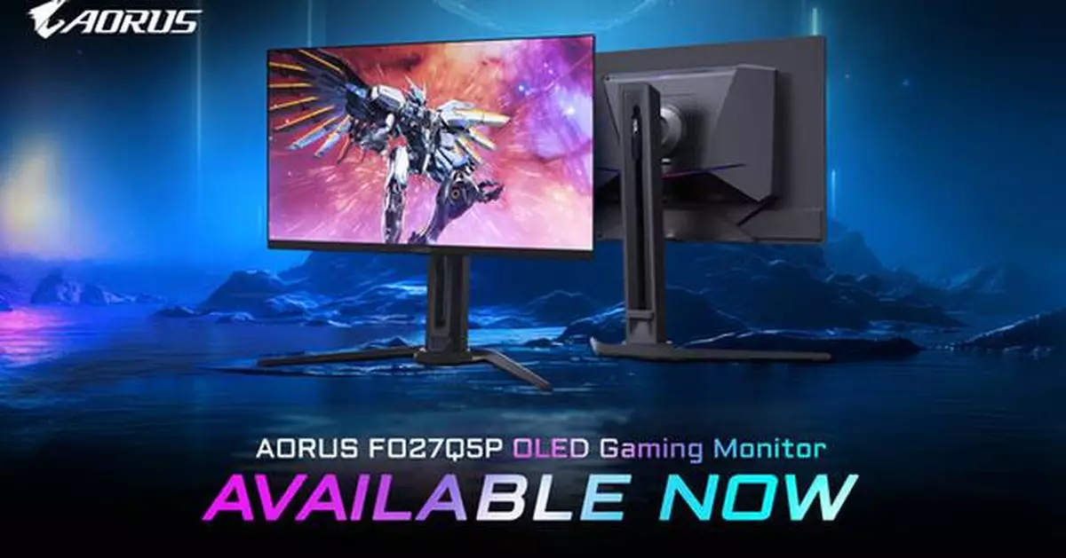 GIGABYTE Announces Availability of 27" QD-OLED Gaming Monitor AORUS FO27Q5P Featuring 500Hz Refresh Rate