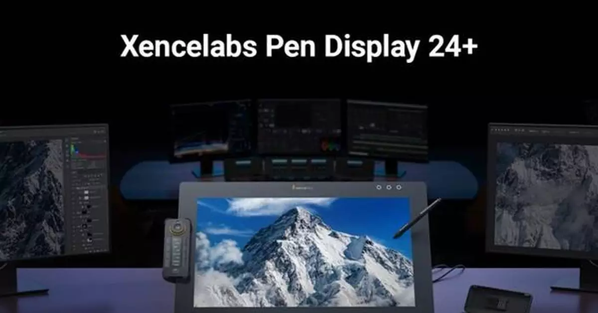 Xencelabs Unveils Pen Display 24+: The Industry-first Drawing Display with Calman Ready Color Management Built-in