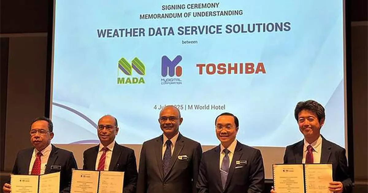 Toshiba Signs MOU to Explore Use of Weather Data Service in Malaysia's Smart Farming Flagship Project