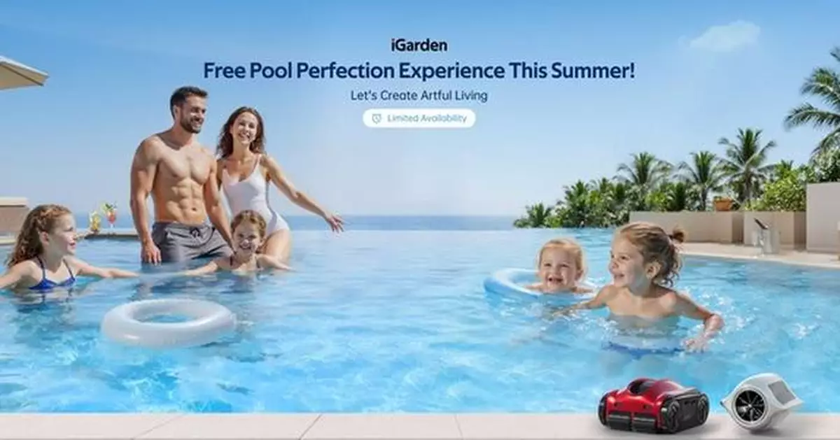 Experience Pool Perfection at Home -- Free Trials of iGarden's High-Tech Pool Innovations Now Available in California