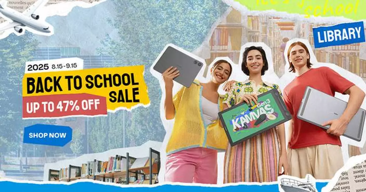 Huion Launches 2025 Back-to-School Deals: Promotions for Creative Tools for Students &amp; Teachers