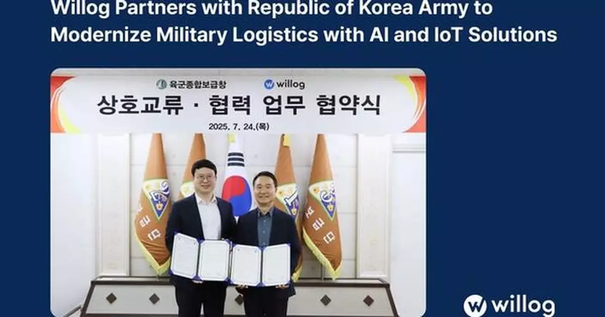 Willog Partners with Republic of Korea Army to Modernize Military Logistics with AI and IoT Solutions