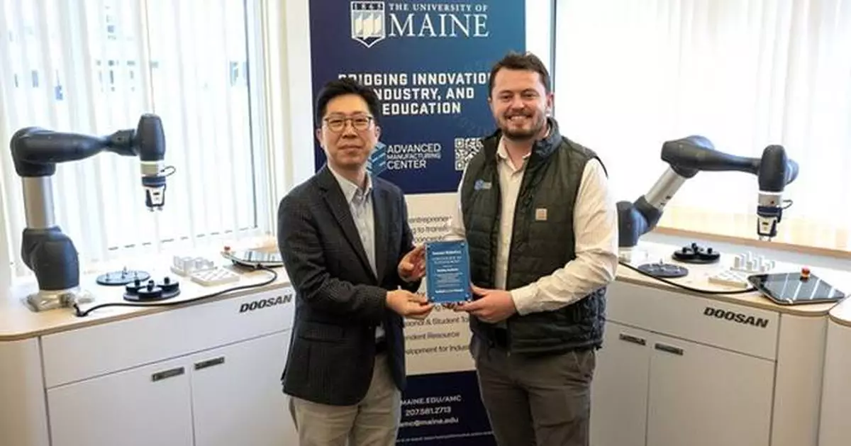Doosan Robotics Opens Authorized Training Center at the University of Maine