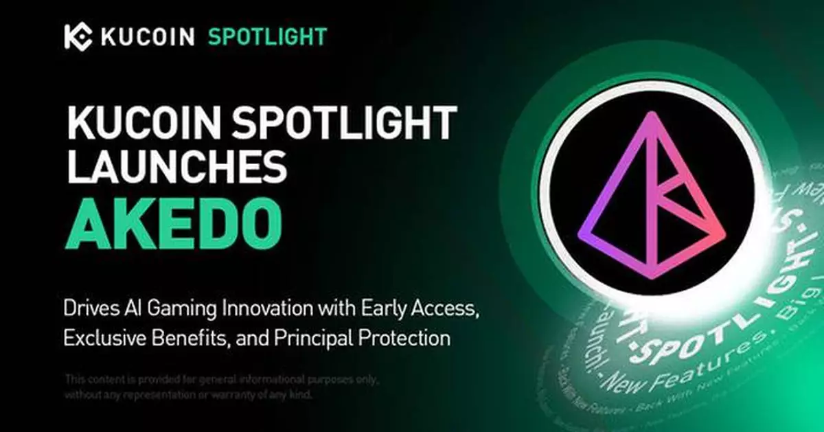 KuCoin Spotlight Drives AI Gaming Innovation: Launches Token Sale for AKEDO with Early Access, Exclusive Benefits, and Principal Protection