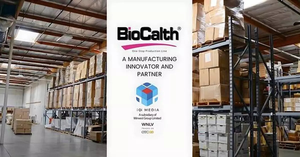 WINVEST GROUP SUBSIDIARY IQI MEDIA PARTNERS WITH BIOCALTH TO DRIVE DIRECT-TO-CONSUMER SALES