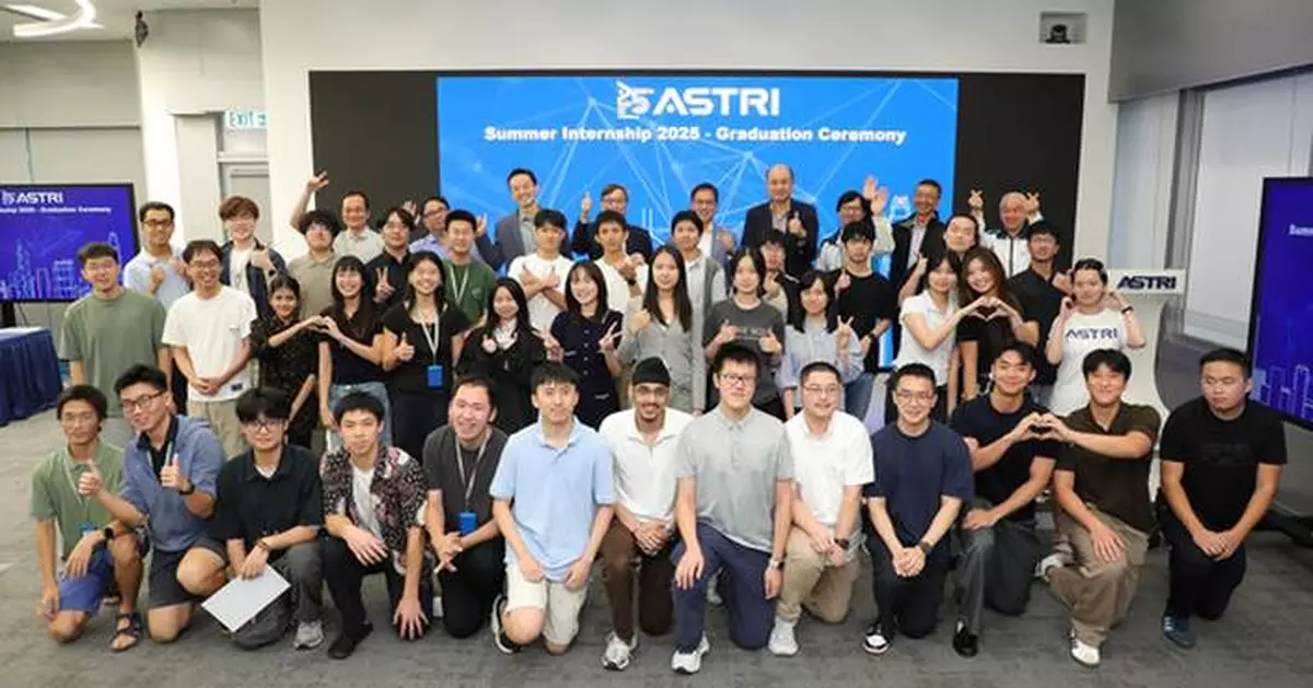 ASTRI Summer Internship Programme Nurtures I&amp;T Talents