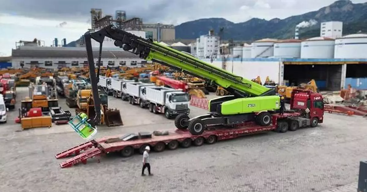 Zoomlion Delivers the World's Tallest 82.3-Meter Straight Boom Aerial Work Platform to the UK, Setting a New Record in Europe