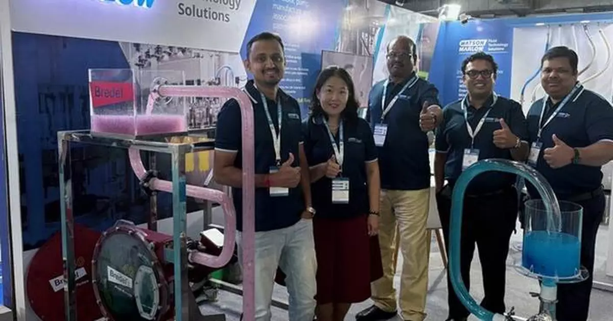 Game-changer for Food and Beverage industry: Watson-Marlow Fluid Technology Solutions shares the sustainability benefits of the Bredel CIP pump at Anuga FoodTec India 2025