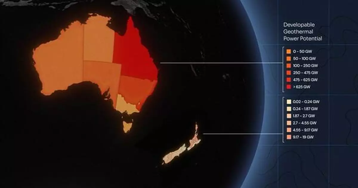Project InnerSpace Launches GeoMap™ Oceania, Revealing Nearly 1,600 GW of Untapped Geothermal Potential in Australia and 100 GW in New Zealand