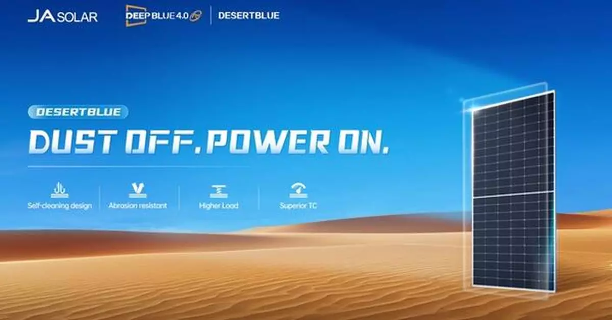 JA Solar Debuts DesertBlue to Power the Global Desert Solar Surge