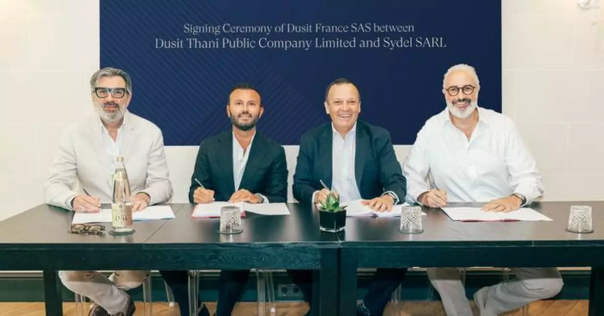 Dusit International signs strategic partnership for hotel development in France
