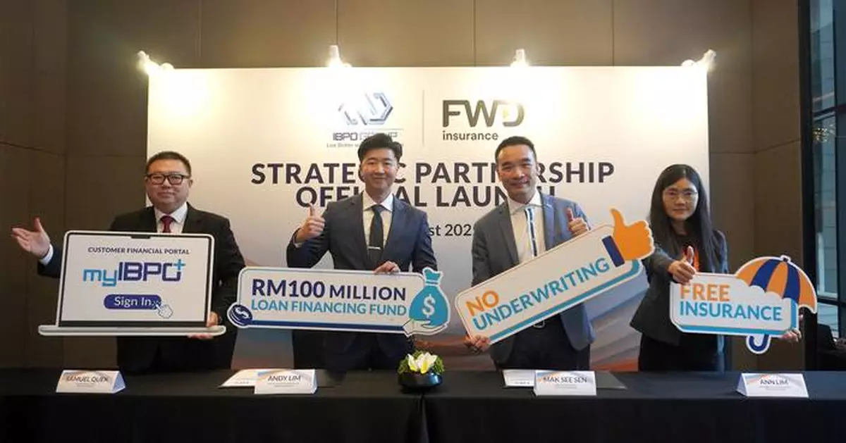 IBPO Announces Strategic Partnership with FWD Insurance to Provide Protection for Its Loan Financing Services