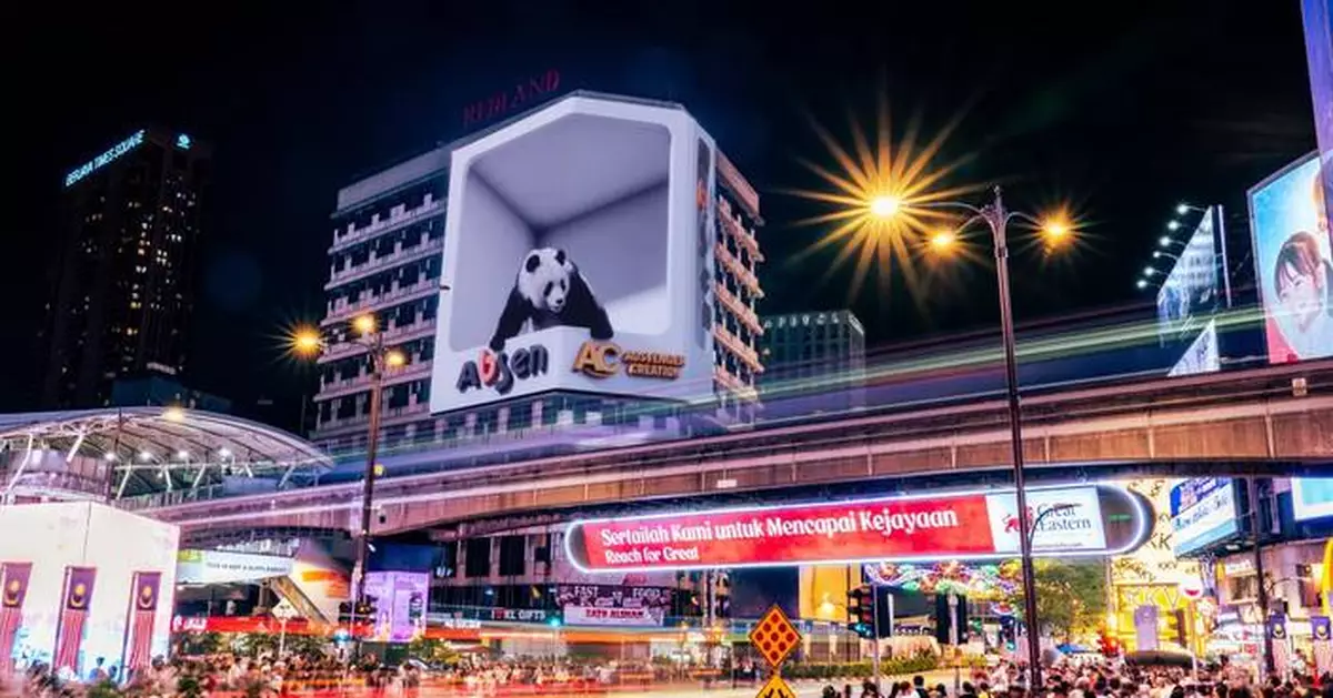 Absen A25 Series Brings 3D Panda to KL’s Golden Triangle