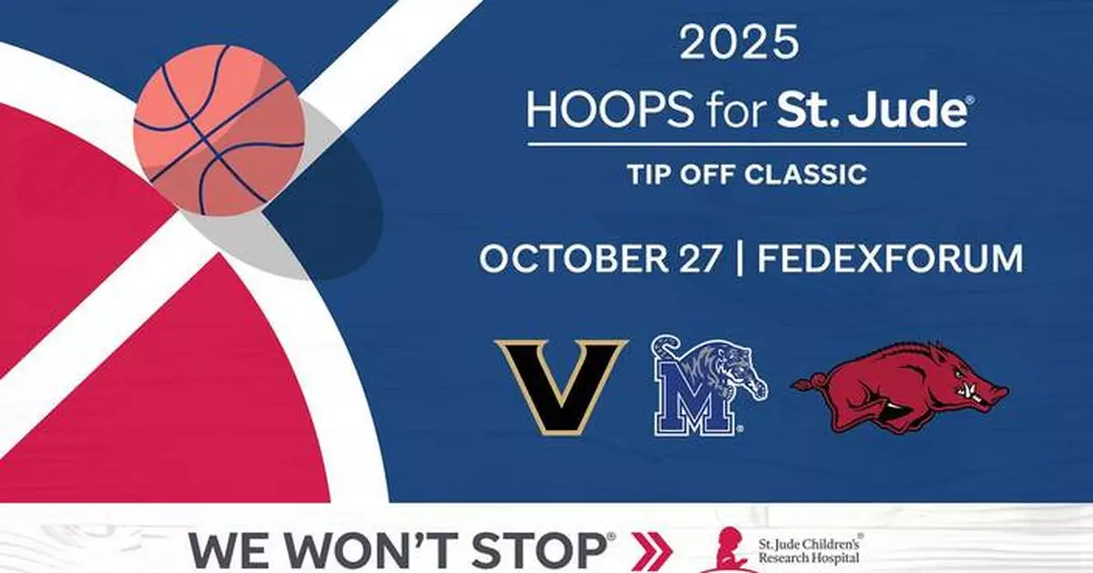 One Night Only: Hoops for St. Jude® Tip Off Classic returns to FedExForum for evening of basketball and purpose