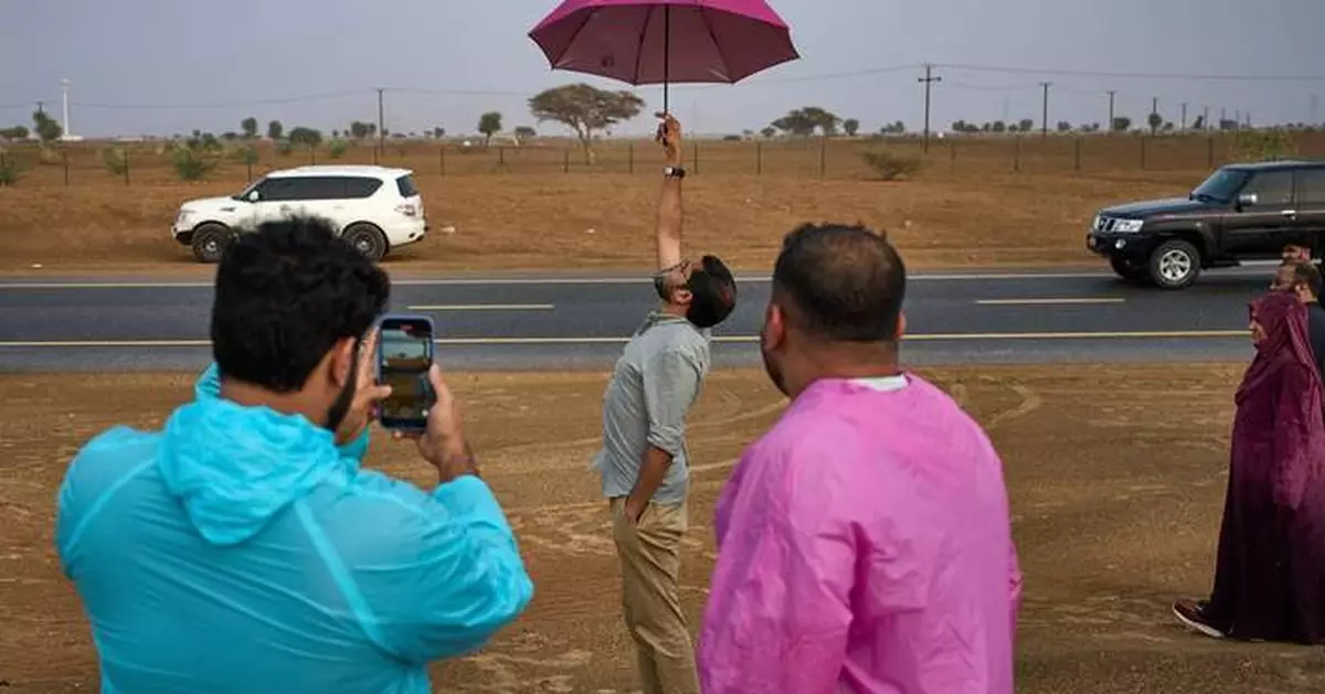 Promise and peril drive the fascination with rain in the parched deserts of the United Arab Emirates