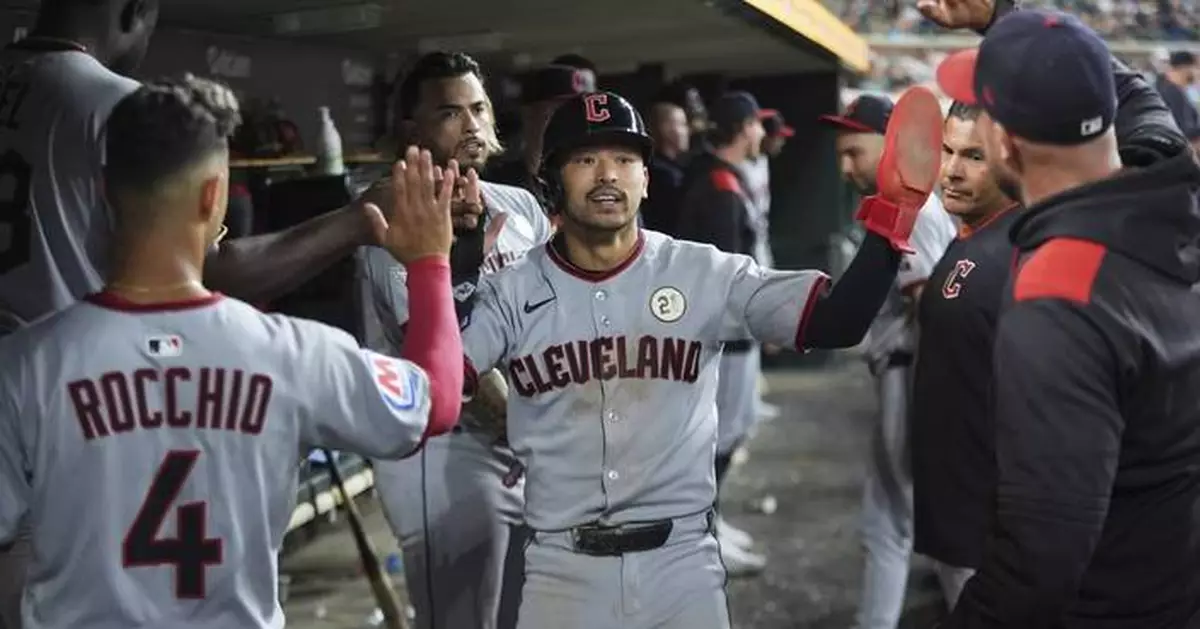 Guardians win for 10th time in 11 games, beat Tigers 7-5 with 4 extra-base hits in 10th inning