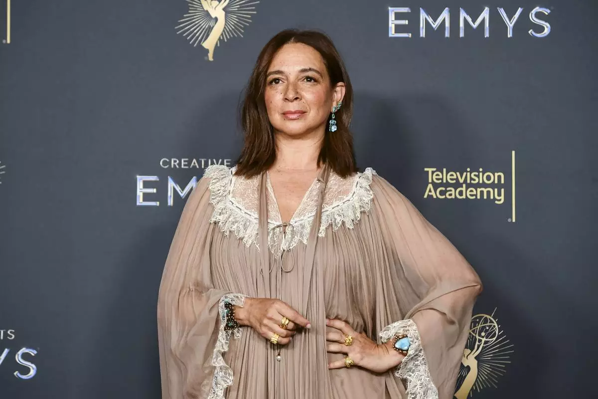 CORRECTS YEAR - Maya Rudolph attends night one of the Creative Arts Emmy Awards on Saturday, Sept. 6, 2025, in Los Angeles. (Photo by Richard Shotwell/Invision/AP)