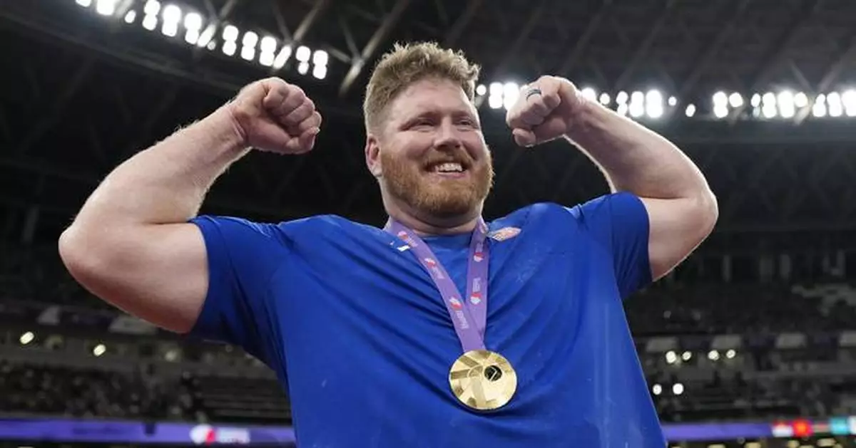Ryan Crouser beats injury and wins his third world shot put title to go with three Olympics golds