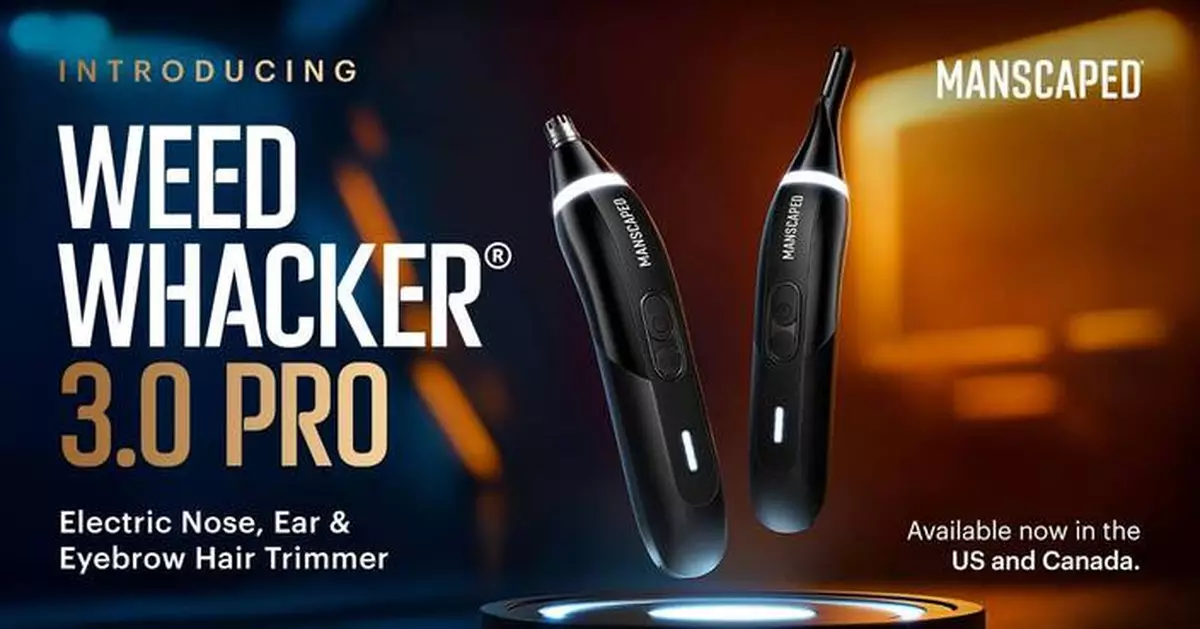 MANSCAPED® Launches the Weed Whacker® 3.0 Pro Electric Nose, Ear, and Eyebrow Hair Trimmer