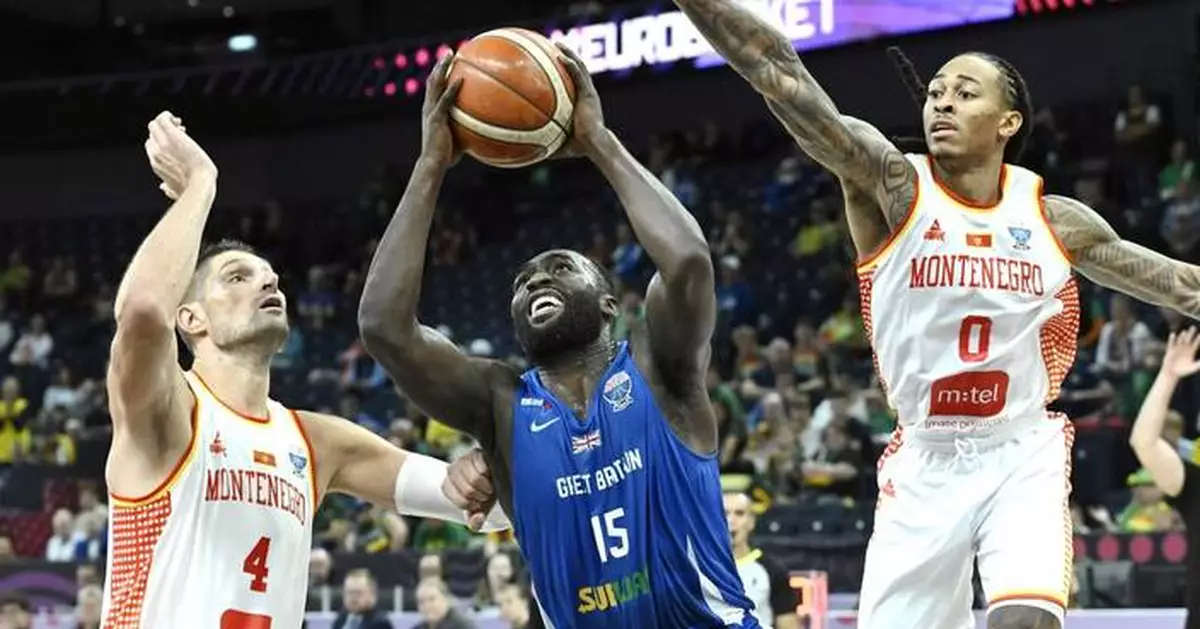 Britain stuns Montenegro at EuroBasket and Sengun leads Turkey past Serbia