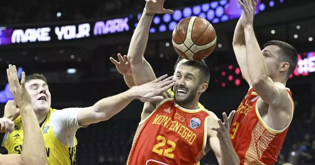 Vucevic's 23 points help Montenegro beat Sweden at EuroBasket, Turkey and Germany stay perfect