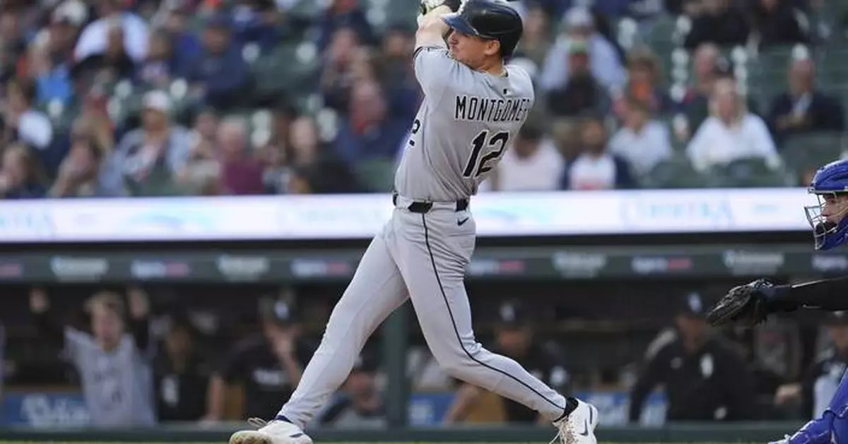 Colson Montgomery homers, drives in 4 runs as White Sox win 6th straight, 7-5 over Tigers