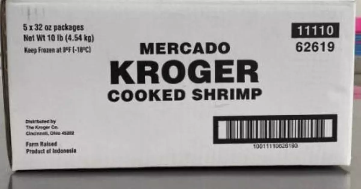 More shrimp sold at Kroger stores recalled for possible radioactive contamination
